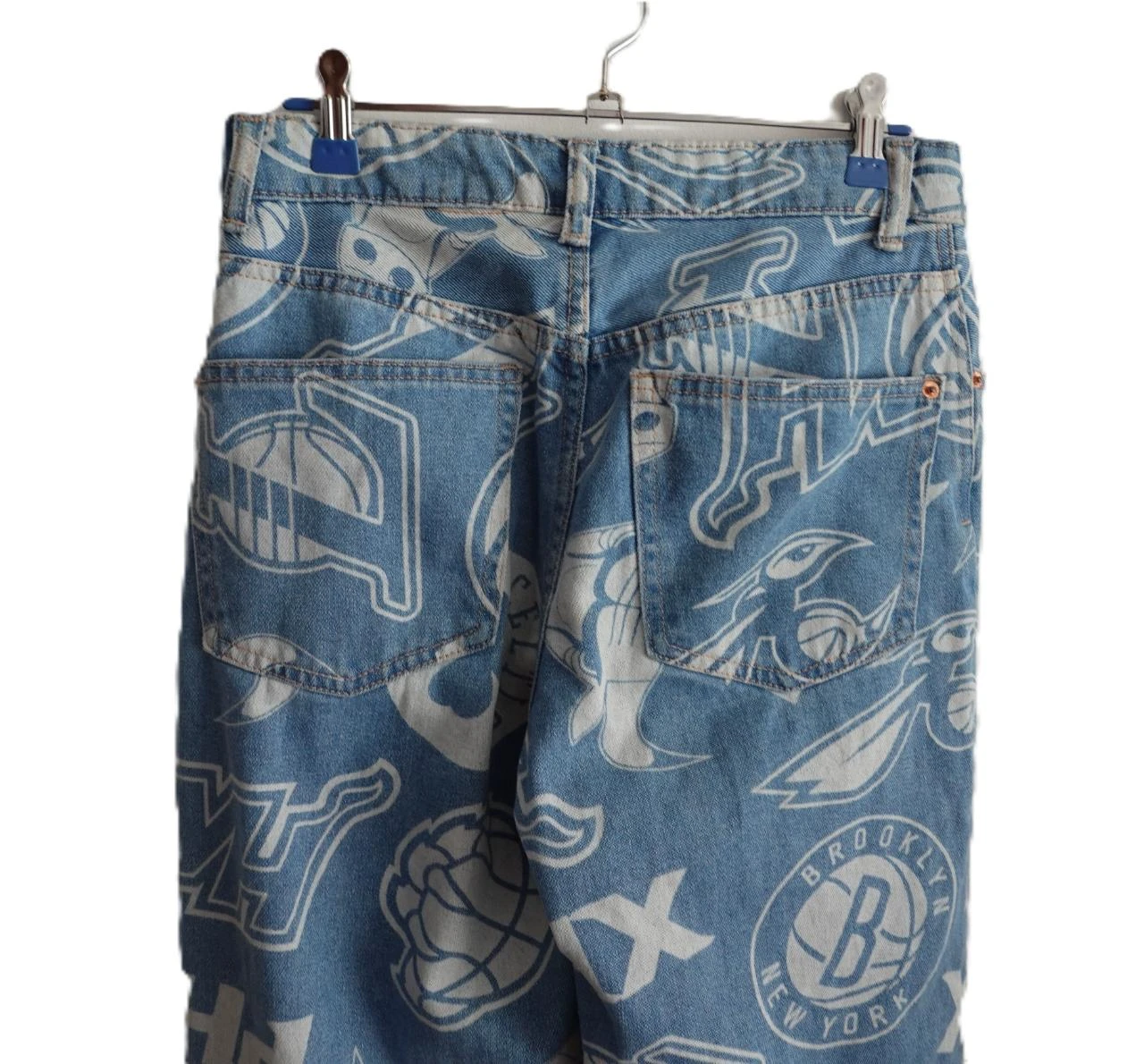 Lefties x NBA All-Over Print Jeans size 36 – photo 7
